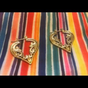 Brighton earrings two tone